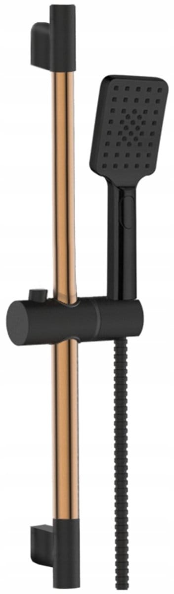 Doucheset Invena Midnight Zwart/Rose Goud - Stijlvol en Functioneel