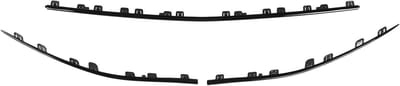 Voorbumper Onderbekleding Set, Krasbestendig en Schokbestendig ABS, Geschikt voor C-Class Sedan W206 2022+, Inclusief Clips en Glanzend Zwart Afwerking