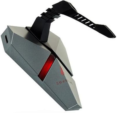 SureFire Axis Serie - Kabelhouder USB-HUB - Zwart - RGB Verlichting - Flexibele Bungee