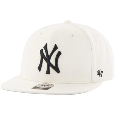 47 Brand MLB New York Yankees No Shot Cap, Mannen, Beige, Pet, maat: One size