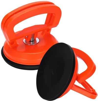 Dailygoods- Zuignappen Draagkracht 50 kg - Zuignappen voor Glas - Zuignappen voor Tegels - Zuignappen voor Meubels - Ø 118 mm - Ergonomische Handgreep - Vacuümlifter