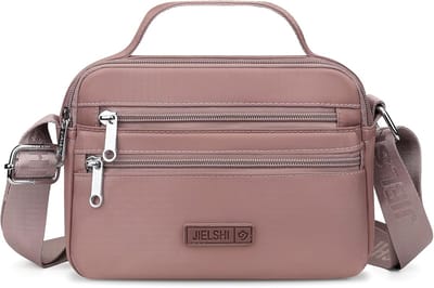 Dames Schoudertas - Crossbody Tas - Dagelijks Gebruik - Waterafstotend Nylon - 22 x 10 x 15 cm - Roze