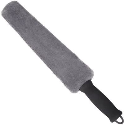 Lange Microvezel Auto Reinigingsborstel (39,5 x 7,5 cm) – Zachte Borstel voor Velgen, Dashboard en Interieur