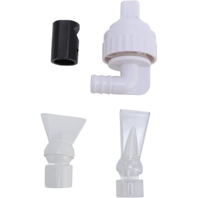 Buse Bec de Canard d'Aquarium avec Connecteur Universel Fonction Anti-Siphon Débit d'Eau Réglable