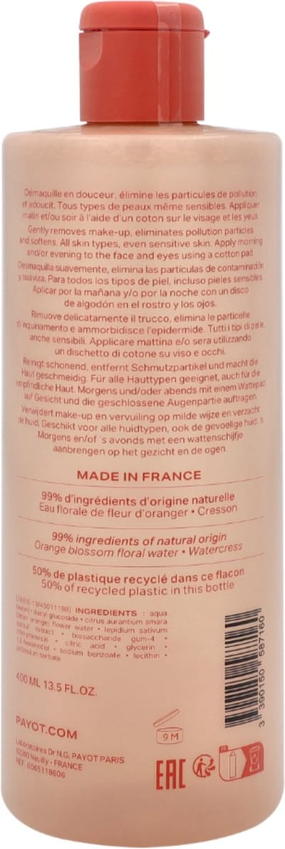 Nue Eau Micellaire Démaquillant - Čisticí A Odličovací Micelární Voda Pro Citlivou Pleť
