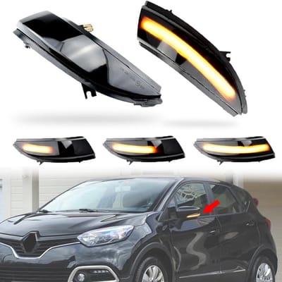 Sequentiële LED Knipperlichten voor Zijspiegels – Dynamisch Licht voor Renault Captur, Clio IV & Zoe