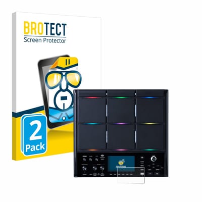 BROTECT - Screenprotector voor Roland SPD-SX PRO - Folie Beschermfolie transparant 2 Stuks
