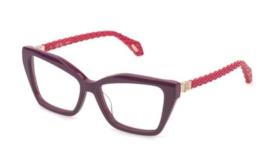 Just Cavalli VJC165 Ciclamino+fuxia lucido 55/16/140 WOMAN Brilmonturen