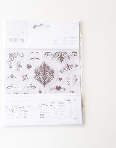 Clearstamp - docraft- wedding ever after