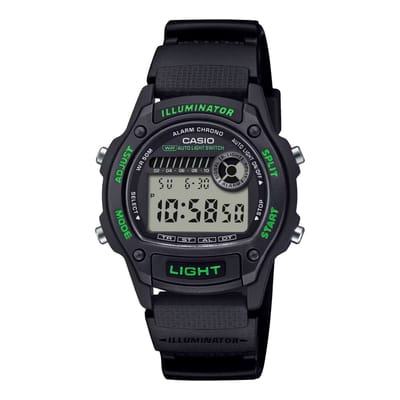 Casio Casio Collection W-220H-1A3VEF Horloge - Kunststof - Zwart - Ø 36 mm