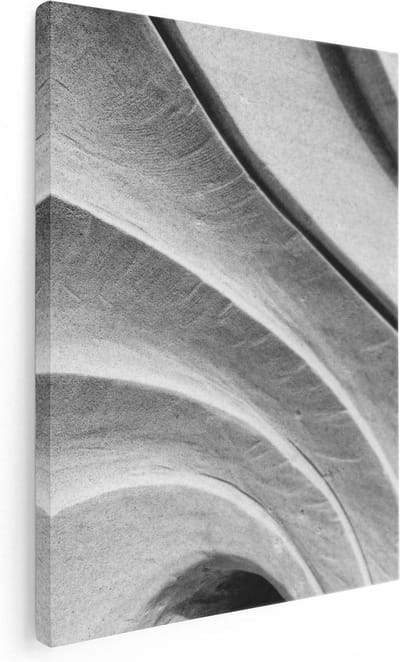 Artaza Canvas Schilderij Organisch - 30x40 cm - Klein - Muurdecoratie Abstract - Wanddecoratie Woonkamer - Kamer Accessoires
