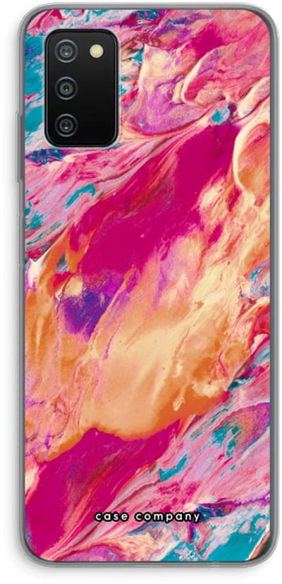 Case Company® - Hoesje geschikt voor Samsung Galaxy A03S hoesje - Pastel Echoes - Soft Cover Telefoonhoesje - Bescherming aan alle Kanten en Schermrand
