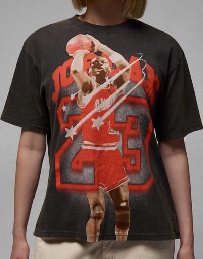 Nike Jordan - T-shirt - Maat 4XL - Zwart - Jordan - Basketbal - Heren T-shirt voor Mannen