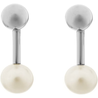Orphelia 'Aliena' Dames 925 Sterling Zilveren Hangoorbellen - Zilver zo-7373