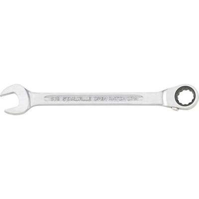 Stahlwille 41473838 OPEN RATCH 17a 11/16 15° Steek-ringratelsleutel