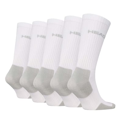 HEAD unisex performance 5P sokken tennis wit
