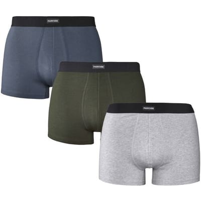 PARKSIDE Set van 3 heren boxers (groen/blauw/grijs, S)