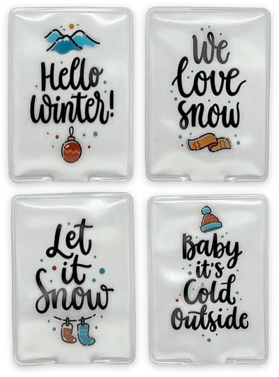 ONF3 - Handwarmers - Vingerwarmers - Herbruikbaar en snel te activeren - Set van 4 - Tegen koude handen - Ideaal voor winterse dagen - Unisex