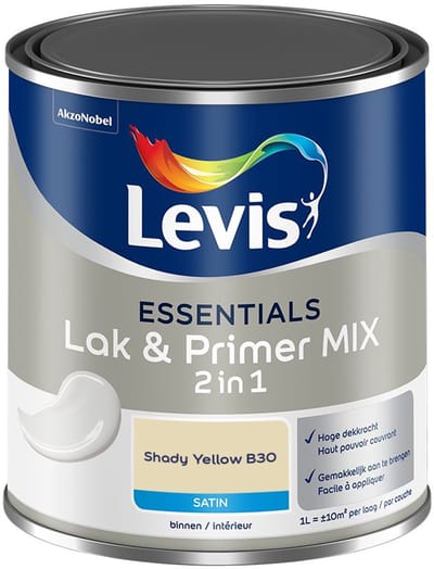 Levis - Essentials Lak & Primer Mix - Shady Yellow B30 - Mengverf - 1 L