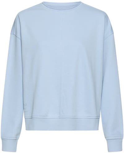 camel active Sweatshirt van katoenmix - Maat womenswear-XXS - Lichtblauw