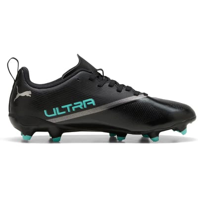PUMA ULTRA 7 PLAY FG/AG Jr Unisex Sportschoenen - PUMA Black-Intense Mint