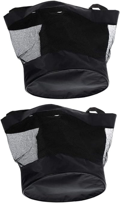 Sportballen Opbergtas - Ballen Net - Sporten Organiseren - Verstelbare Schouderriem - 32x20cm - Zwart