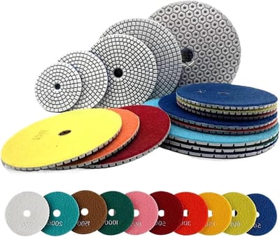 Diamant Polijstpads - Schuurschijven Nat Droog - Oppervlakken Polijsten - Veelzijdige Korrelgrootte - 3 inch - Niet gespecificeerd