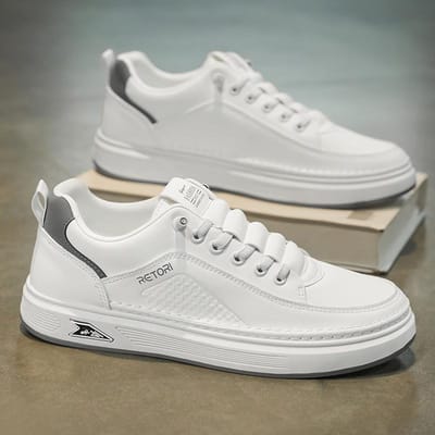 Heren Gevulkaniseerde Schoenen Lente Comfortabele Effen Kleur Sneakers Heren Outdoor Mode Instapper Ademende Casual Schoenen Tenis 39 gray