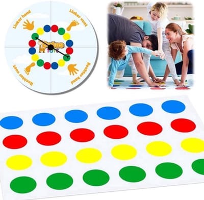 DotasToys Wervelwind Spel – Vloerspel Kinderen – Actiespel & Behendigheidsspel – Familiespel Binnen & Buiten – Vanaf 4 jaar