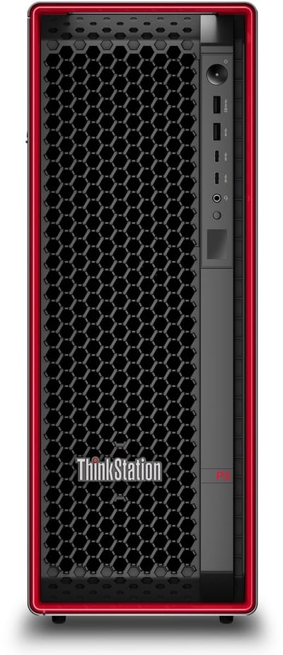 Lenovo ThinkStation P5 - Intel Xeon W3-2425 - 32 GB DDR5-SDRAM - 1 TB SSD - Windows 11 Pro for Workstations - Tower Workstation - Zwart, Rood