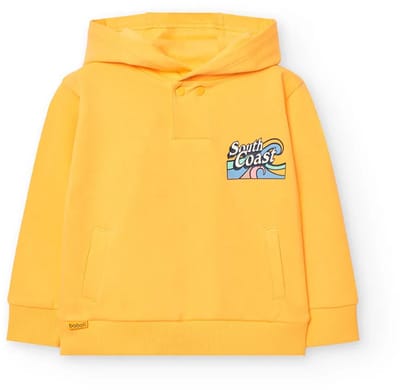 Boboli Fleece Sweatshirt Oranje 12 Months Jongens,Meisjes