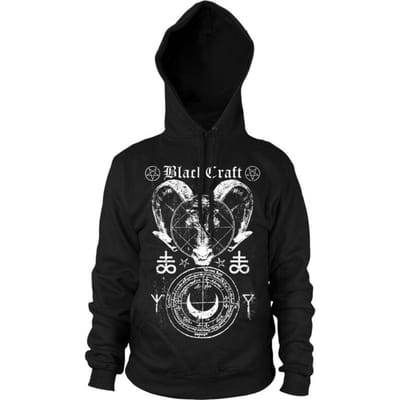 Blackcraft Cult - Gothic Trui met capuchon - Leviathan Hoodie - M tot XXL - voor Mannen - zwart
