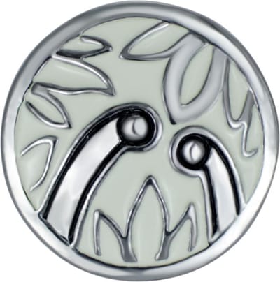 Quiges - Drukknoop Mini 12mm Jungle Wit - EBCMK048