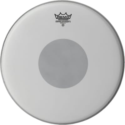 Remo Controlled Sound X 10", zwart Dot, Snaroodrum Batter - Snare drumvel