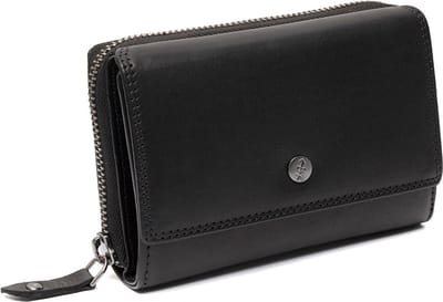 The Chesterfield Brand Leren Portemonnee Salviano Wallet Black Zwart
