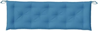 Tuinkussen Bank - Zitkussen Buiten - Comfortabel Zitten - UV- en Scheurbestendig - 150 x 50 cm - Blauw Melange