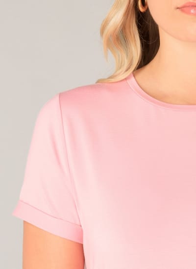 BASE LEVEL Yalba T-Shirt - Soft Pink - maat 44