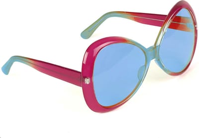 WIDMANN - Discobril voor volwassenen met kleurverloop - Oranje glas - Accessoires > Brillen