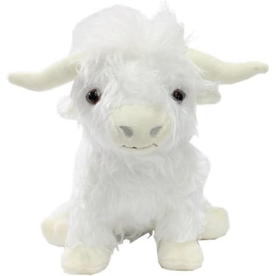 Schattige Schotse Hooglander Pluche Speelgoed Zacht Knuffeldier Pop Lang Haar Simulatie Koe voor Kinderen Cadeau Huisdecoratie 25cm
