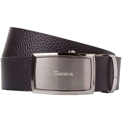 Gardeur Luxe Leren Riem met Automaatsluiting Zwart / male