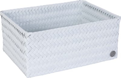 Handed By - Opbergmand - Mand - Speelgoedmand - Woonkamer - Badkamer - Kinderkamer - Luiertafel - Babykamer - Top Fit open large - lichtgrijs - ice grey