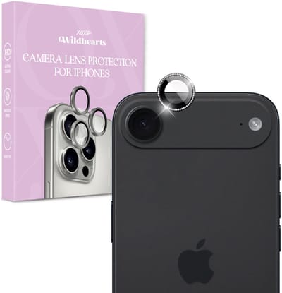 xoxo Wildhearts Diamond Camera Lens Protector geschikt voor iPhone 17 Air - Lens protectie met diamantjes - 9H Gehard Glas - Eenvoudige Installatie - Glasplaatje - Camera bescherming