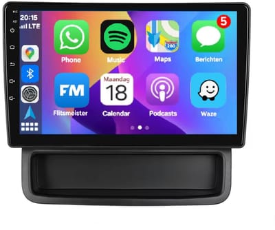 Autoradio 4/64GB met Carplay en Android auto | Geschikt voor Opel Vivaro A X83, Renault Trafic 2, Nissan Primastar J4 2009-2014 | Radio scherm met Navigatie | 2009 2010 2011 2012 2013 2014