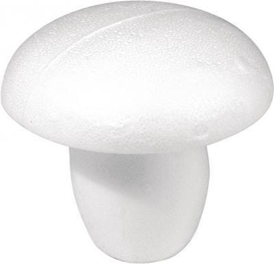 Rayher hobby DIY piepschuim paddestoel - 13 cm - wit - Knutselen - materialen