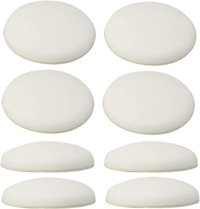 Deurwig Set - Deurstopper Rubber - Deuren Open Houden - Beschermt Muren - 8 Stuks - Wit