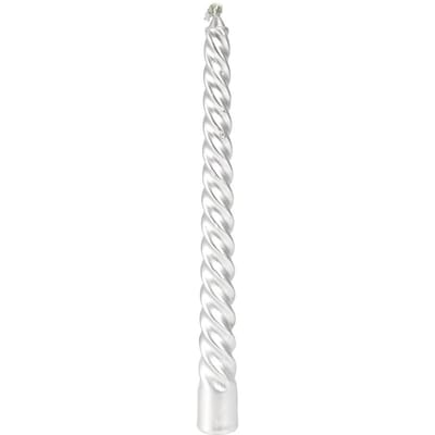 4 Stuks Moderne Stijl Lange Vorm Kaars Set Huis Kerst Bruiloft Decoratie Ornament (Zilver)