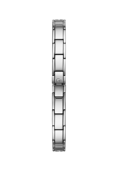 Gc Gc Cablebijou Quartz Analoog Horloge Zilver En Roségoud Case: 100% Stainless Steel| Bracelet: 100% Stainless Steel 30 mm Y39003L1MF