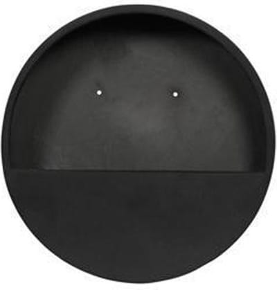 Pottery Pots Plantenbak Wally (hanging) XS - Ø30cm x H9cm - Indoor en Outdoor - Black