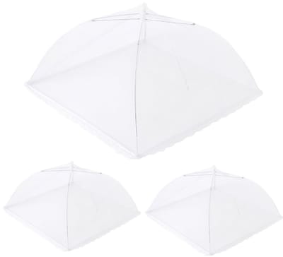Allecto - Voedselcovers - Pop Up - Bescherming tegen Insecten - 3 Pack - 30 cm - Ideaal voor buitengebruik - Handig en praktisch - Transparant