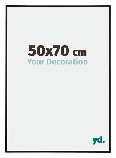 Your Decoration - Puzzellijst 50x70 cm - Zwart Mat - Puzzellijst 500-1000 stukjes - Aluminium Fotolijst - Kent